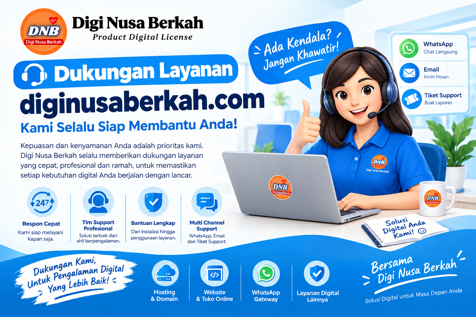 Dukungan Layanan Digi Nusa Berkah
