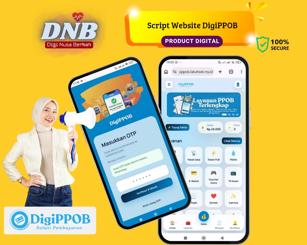 Script DigiPPOB Layanan Jualan Produk PPOB Lengkap